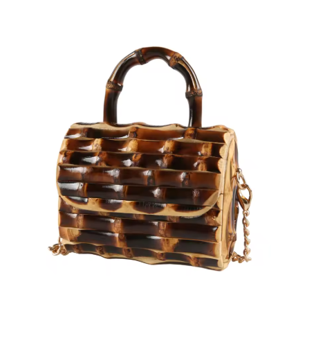 handbag on white background