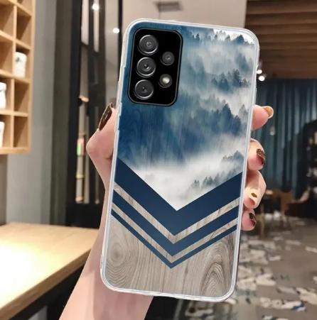 misty forest phone case