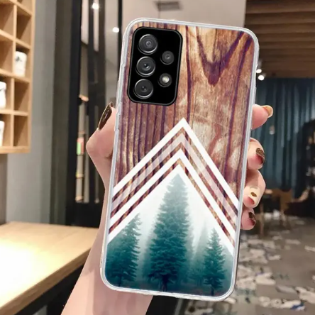 pine tree forest phone case
