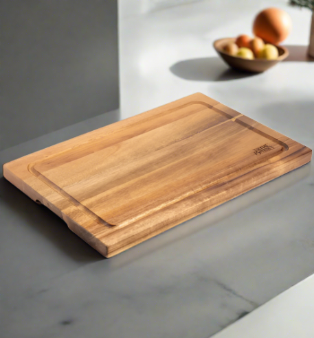 cutting board in kitchen