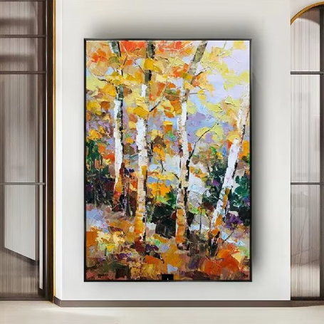 early Autumn colored canvas print