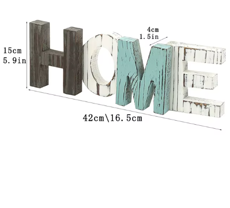 home letters measurements