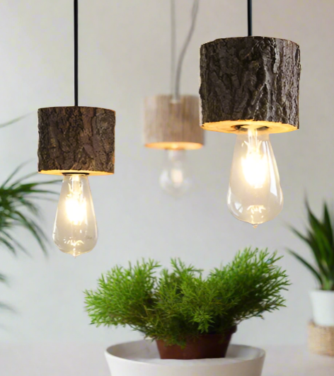 log cabin lights