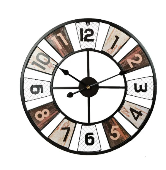 statement clock-plain background