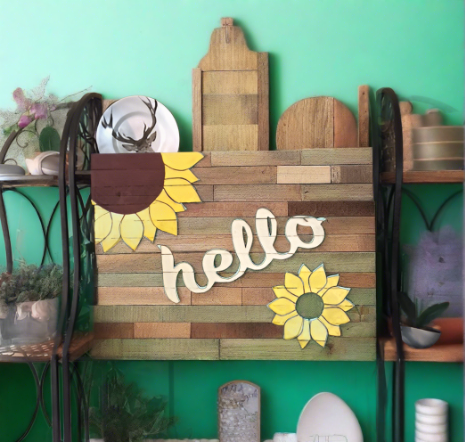 pallet wood art