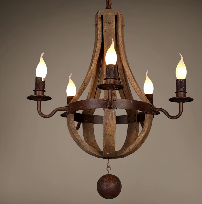 rustic chandelier