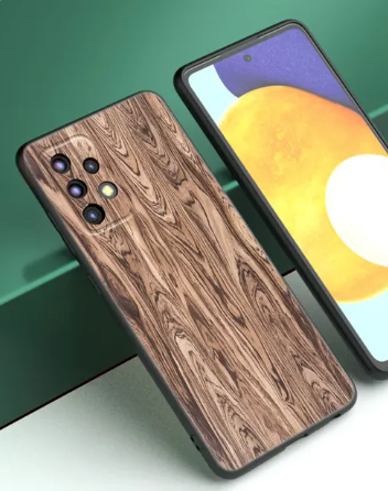 wood grain phone case