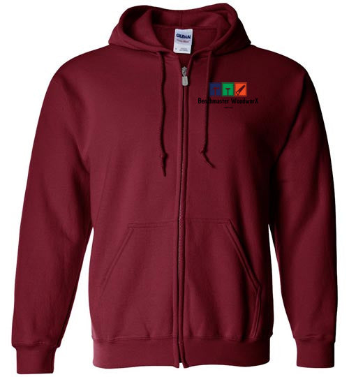 Zip Hoodie w Logo