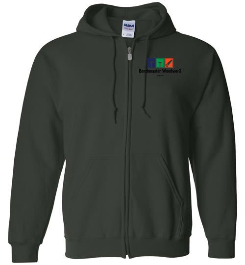 Zip Hoodie w Logo