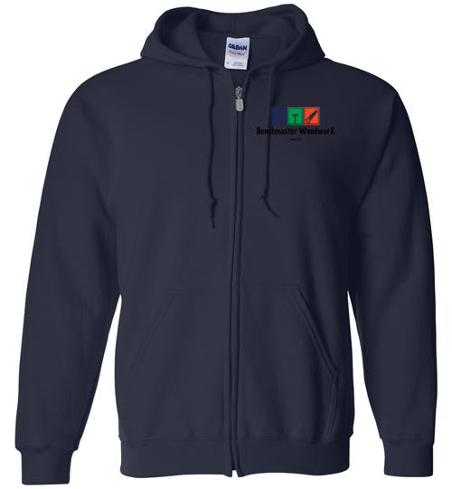Zip Hoodie w Logo