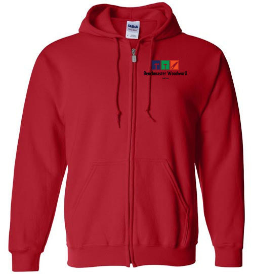 Zip Hoodie w Logo