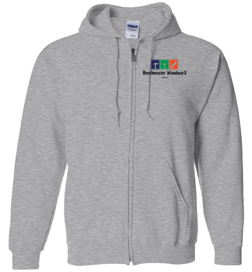 Zip Hoodie w Logo