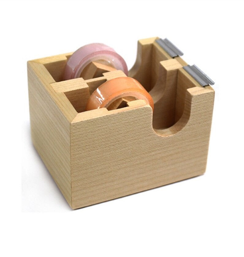 Wooden Double Tape Dispenser – Benchmaster WoodworX
