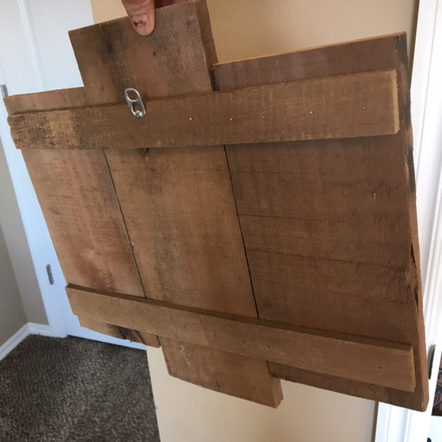 Buck Fever Ladies pallet sign-back view