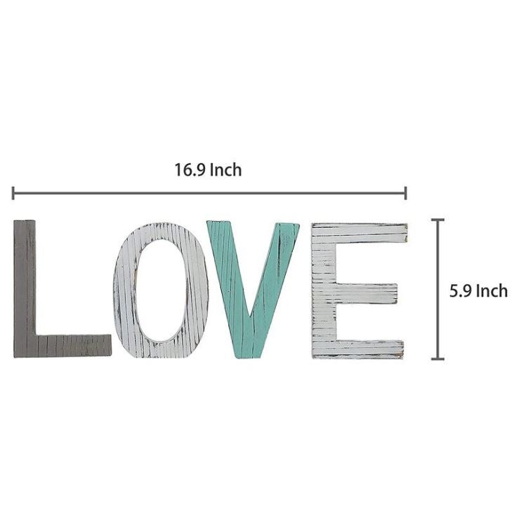 Decoratively Distressed Love Letters