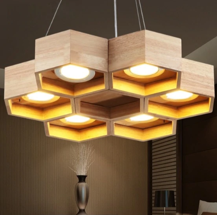 honeycomb chandelier