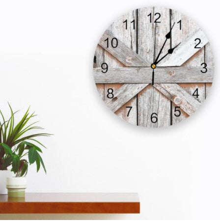 barn clock hanging