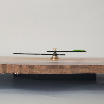 showing thickness of clock