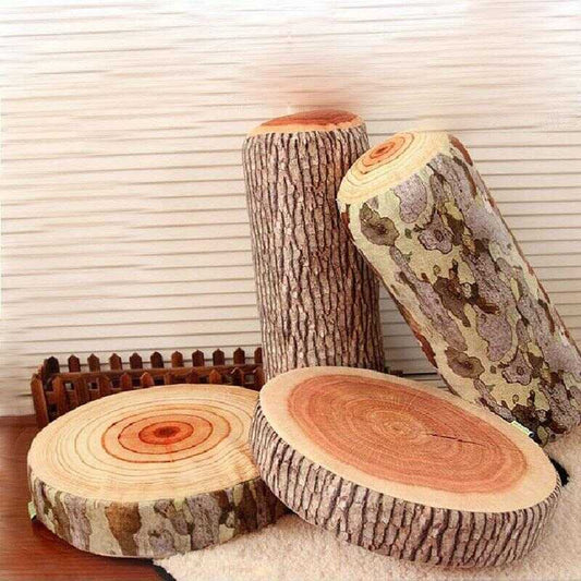 faux wood pillows