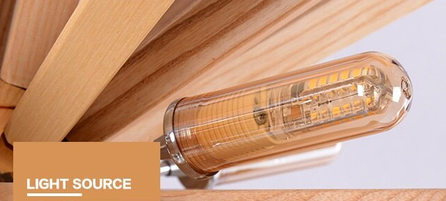 wood burst light source