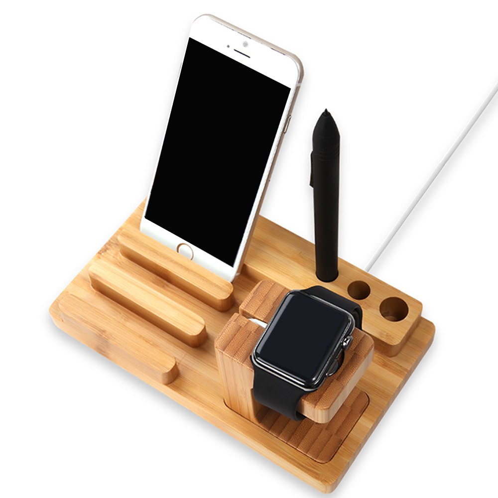 Bamboo Wood Charging Stand – Benchmaster WoodworX