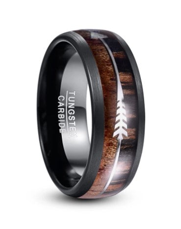 tungsten carbide arrow ring
