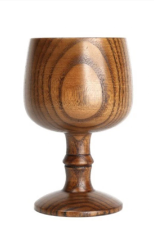 wooden aperitif goblet