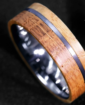 tungsten wood ring