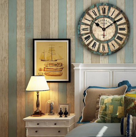 Wrought Iron Pallet Clock