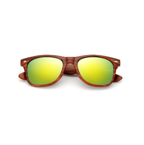 Walnut Wood Frame Sunglasses