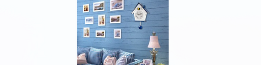 cuckoo clock hanging on wall