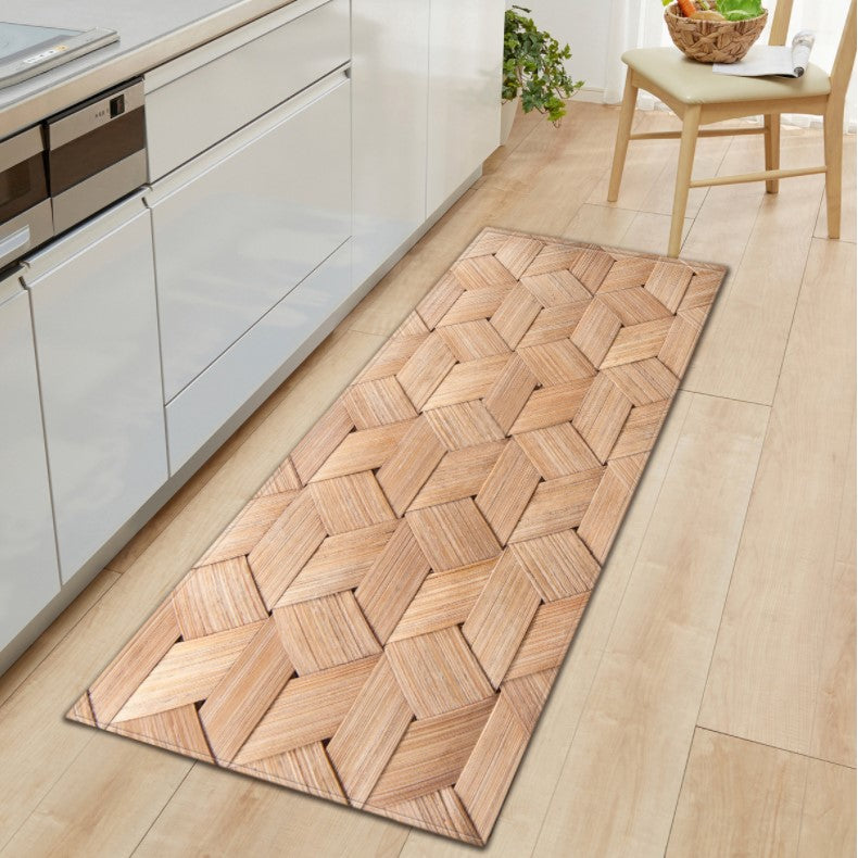 herringbone kitchen floor runner
