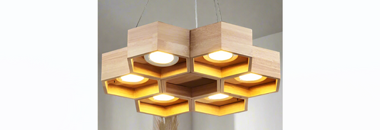 honeycomb chandelier