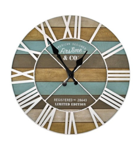 wood wall clock