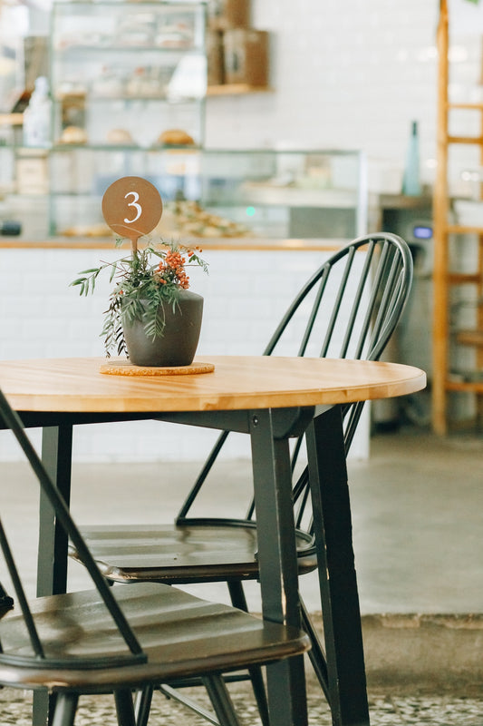 wood furniture and decor
