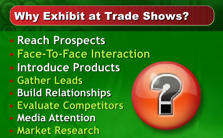 why exhibit at trade shows