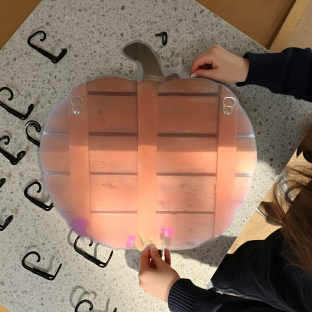 backside view of the autumn sign