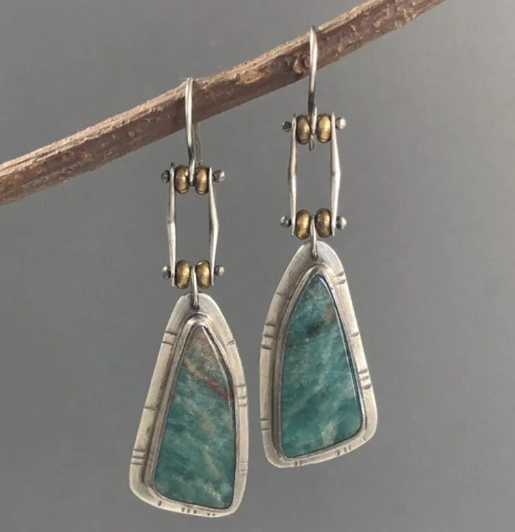 bohemian turquoise earrings