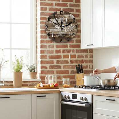 family pallet clock