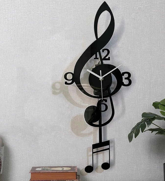 musical wall clock