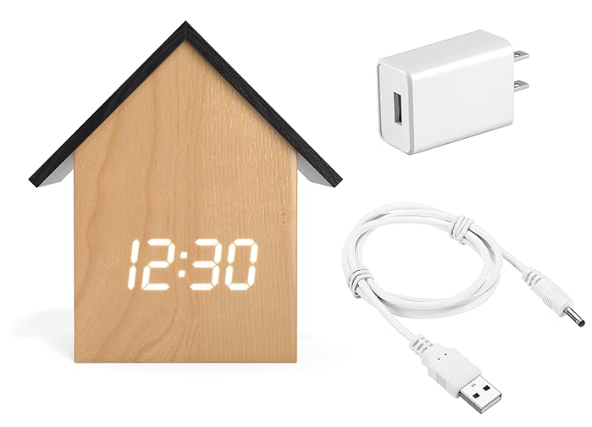 alarm clock shaped house