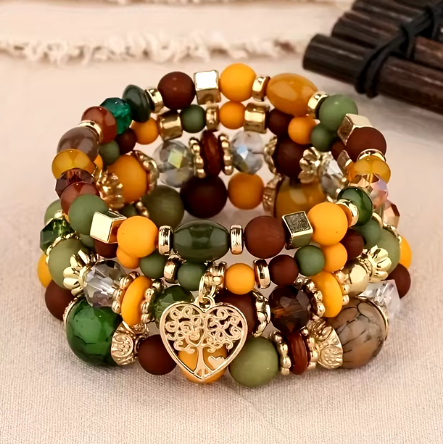 autumn colored bracelet