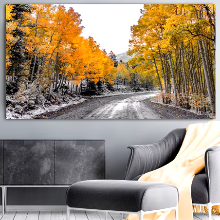 Autumn Mountain Wall Art