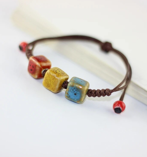 brick bead bracelet