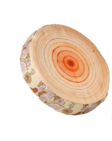 birch log slice round