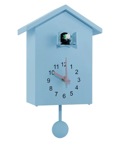 blue cuckoo clock