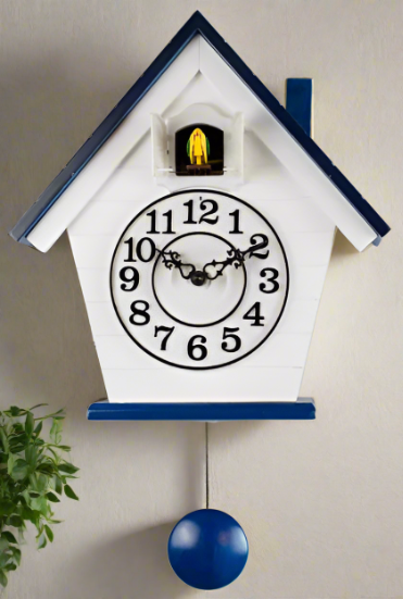 cuckoo clock hanging on wall