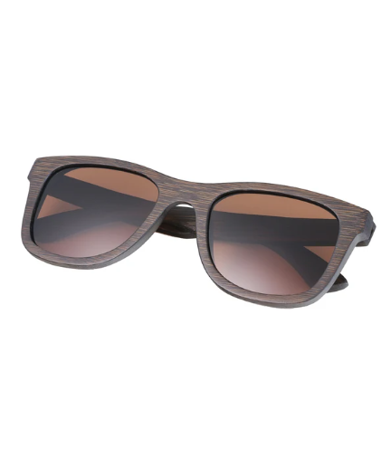 walnut frame sunglasses-brown lens