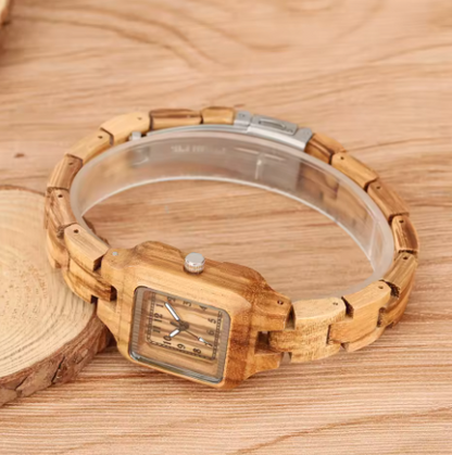 zebra wood watch
