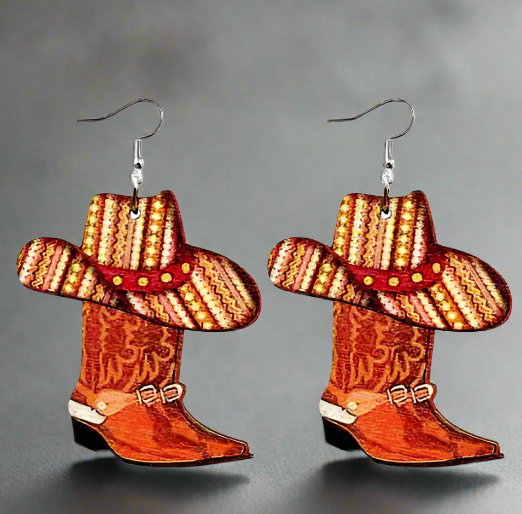 cowgirl earrings